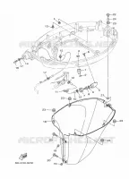 CAPOT INFERIEUR 2 pour Yamaha LF115XB de 2021