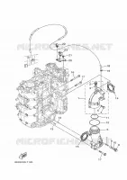 ECHAPPEMENT pour Yamaha LF115XB de 2021