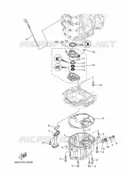 VENTILATEUR D'HUILE pour Yamaha LF115XB de 2021