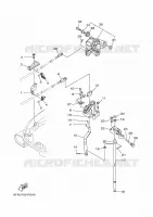 COMMANDE D'ACCELERATEUR pour Yamaha F130LA de 2021
