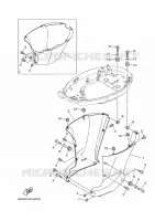 CAPOT INFERIEUR 2 pour Yamaha F175LA de 2021