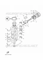 VILEBREQUIN / PISTON pour Yamaha VF115XA de 2021