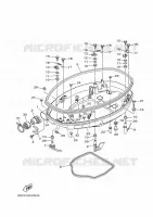 CAPOT INFERIEUR 1 pour Yamaha F175LCA de 2021