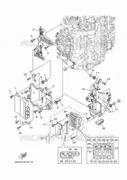 PARTIE ELECTRIQUE 1 pour Yamaha F175LCA de 2021