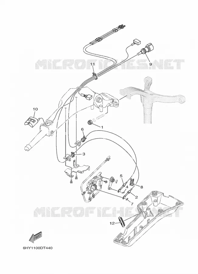 PIÈCES OPTIONNELLES 5 Yamaha OUTBOARD ENGINES 20hp (14.7kW) 2021 F20  F20GEP