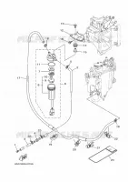 ALIMENTATION CARBURANT 1 pour Yamaha FL200BETX de 2021