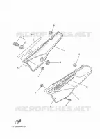 COUVERCLE LATERAL pour Yamaha DT 125 de 2024
