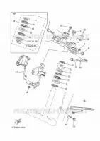 DIRECTION pour Yamaha DT 125 de 2024