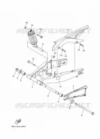 BRAS OSCILLANT / AMORTISSEUR pour Yamaha R25 de 2024