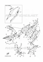 COUVERCLE LATERAL pour Yamaha R25 de 2024