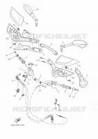 GUIDON ET CABLES pour Yamaha TRACER 7 de 2024