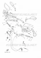 GUIDON ET CABLES pour Yamaha TRACER 7 GT de 2024
