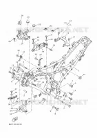 CADRE pour Yamaha TRACER 7 35KW A2 de 2024