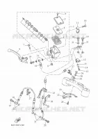 MAITRE CYLINDRE AVANT pour Yamaha TRACER 7 35KW A2 de 2024