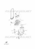 POMPE A HUILE pour Yamaha TRACER 7 35KW A2 de 2024