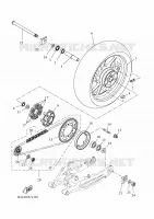 ROUE ARRIERE pour Yamaha TRACER 7 35KW A2 de 2024