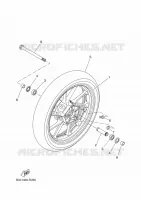 ROUE AVANT pour Yamaha TRACER 7 35KW A2 de 2024