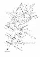 BRAS OSCILLANT  pour Yamaha TRACER 7 35KW A2 de 2024