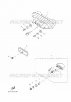 FEU ARRIERE pour Yamaha TRACER 7 35KW A2 de 2024