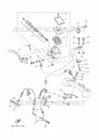MAITRE CYLINDRE DE FREIN AVANT pour Yamaha TRACER 7 GT 35KW A2 de 2024