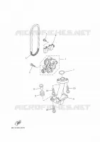 POMPE A HUILE pour Yamaha TRACER 7 GT 35KW A2 de 2024