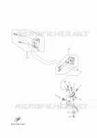 COMMODO / LEVIER pour Yamaha TRACER 7 GT 35KW A2 de 2024
