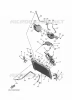 RADIATEUR / DURITES pour Yamaha TRACER 9 de 2024