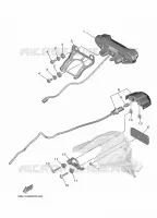 FEU ARRIERE pour Yamaha TRACER 9 de 2024