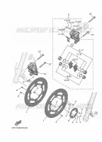 ETRIER DE FREIN AVANT pour Yamaha TRACER 9 de 2024