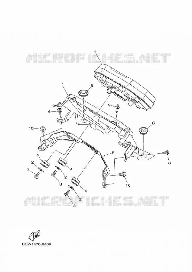 COMPTEUR  Yamaha MOTO 155 2024 R15  YZF155-A