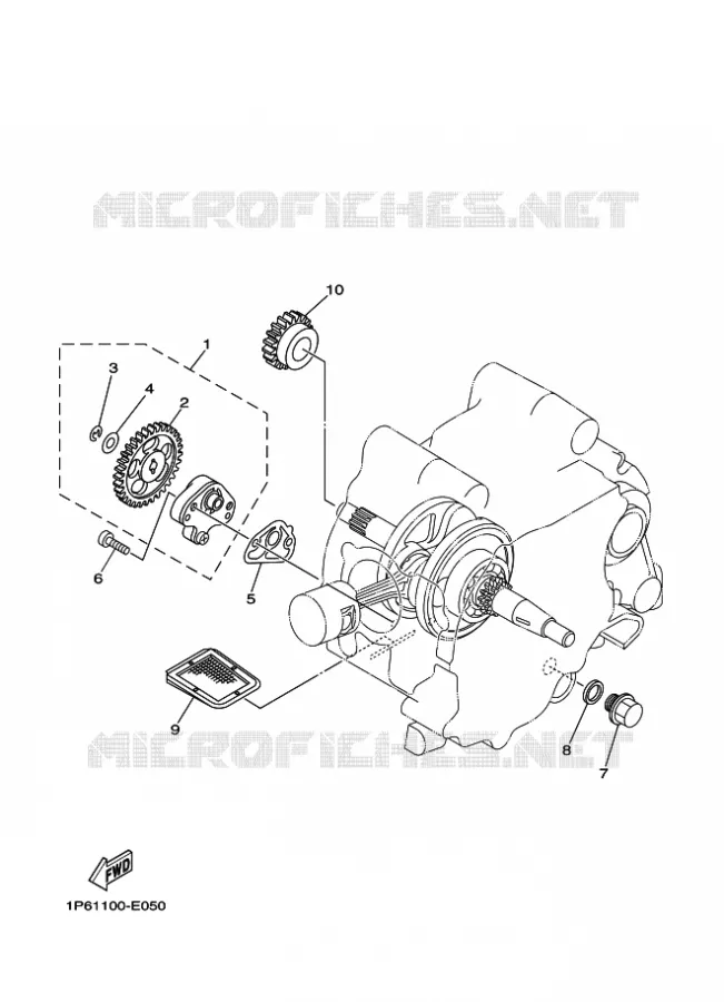 POMPE A HUILE Yamaha MOTO 50 2024 TTR  TT-R50