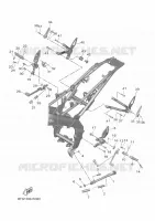 BEQUILLE / REPOSE PIEDS pour Yamaha XSR 125 de 2024