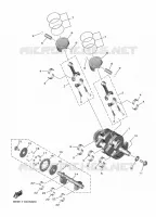 VILEBREQUIN / PISTON pour Yamaha R7 35KW A2 de 2024