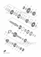 TRANSMISSION pour Yamaha R7 35KW A2 de 2024