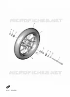 ROUE AVANT pour Yamaha R7 35KW A2 de 2024
