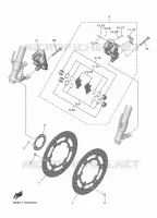 ETRIER DE FREIN AVANT pour Yamaha R7 35KW A2 de 2024