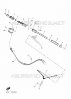 GUIDON ET CABLES pour Yamaha R7 35KW A2 de 2024