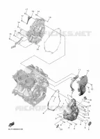 CARTER   MOTEUR 1 pour Yamaha R7 35KW A2 de 2024