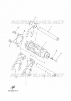 BARILLET DE SELECTION / FOURCHETTES pour Yamaha XSR 700 LEGACY 35KW A2 de 2024