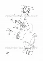 DIRECTION pour Yamaha XSR 700 LEGACY 35KW A2 de 2024
