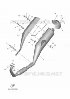 ECHAPPEMENT pour Yamaha XSR 125 LEGACY de 2024