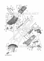 GARDE BOUE pour Yamaha TRACER 9 GT+ de 2024