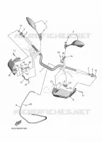 GUIDON ET CABLES pour Yamaha TRACER 9 GT+ de 2024