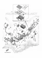 ELECTRIQUE 1 pour Yamaha TRACER 9 GT+ de 2024
