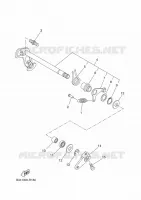 AXE DE SELECTEUR / PEDALE pour Yamaha XSR 700 35KW A2 de 2024