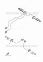 CLIGNOTANT pour Yamaha XSR 700 35KW A2 de 2024