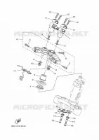 DIRECTION pour Yamaha XSR 700 35KW A2 de 2024