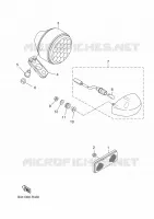 FEU ARRIERE pour Yamaha XSR 700 35KW A2 de 2024