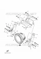 PHARE  pour Yamaha XSR 700 35KW A2 de 2024