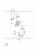 POMPE A HUILE pour Yamaha XSR 700 35KW A2 de 2024